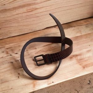 Snake design leather BELT